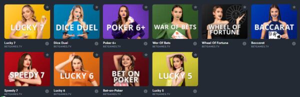 BetGames.TV ライブカジノ