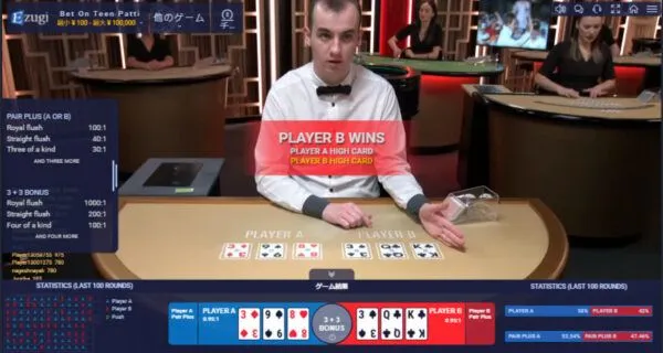 BETGAMES.TV ライブポーカー