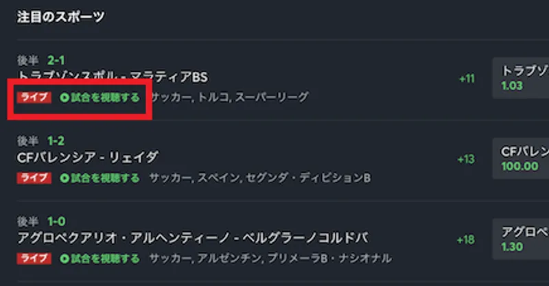 ライブ映像配信